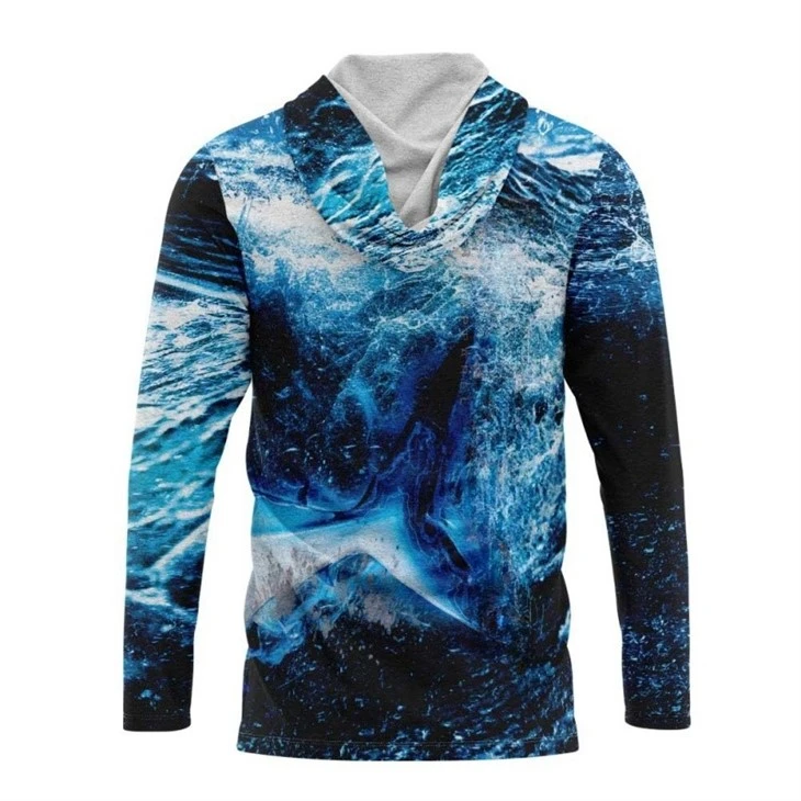 Fishing Mesh Sweat Hoodie Custom