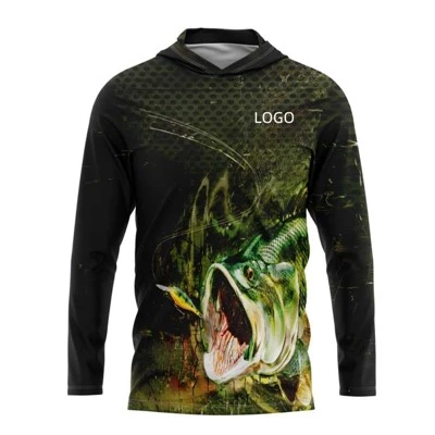 Hot Sale Fishing Hoodie Shirts Anti-Uv Long