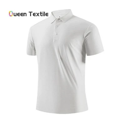 Muški sportski besprijekorni otvor Jacquard Polo